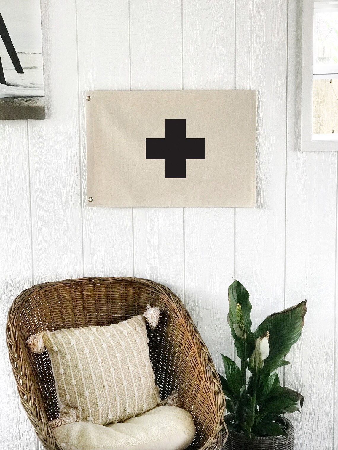 Swiss Cross Wall Flag Nursery Wall Decor Wall Art Pennant Etsy