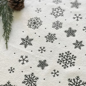 Bathroom Hand Towel Set Christmas Home Decor, Small Snowflake Fingertip ...