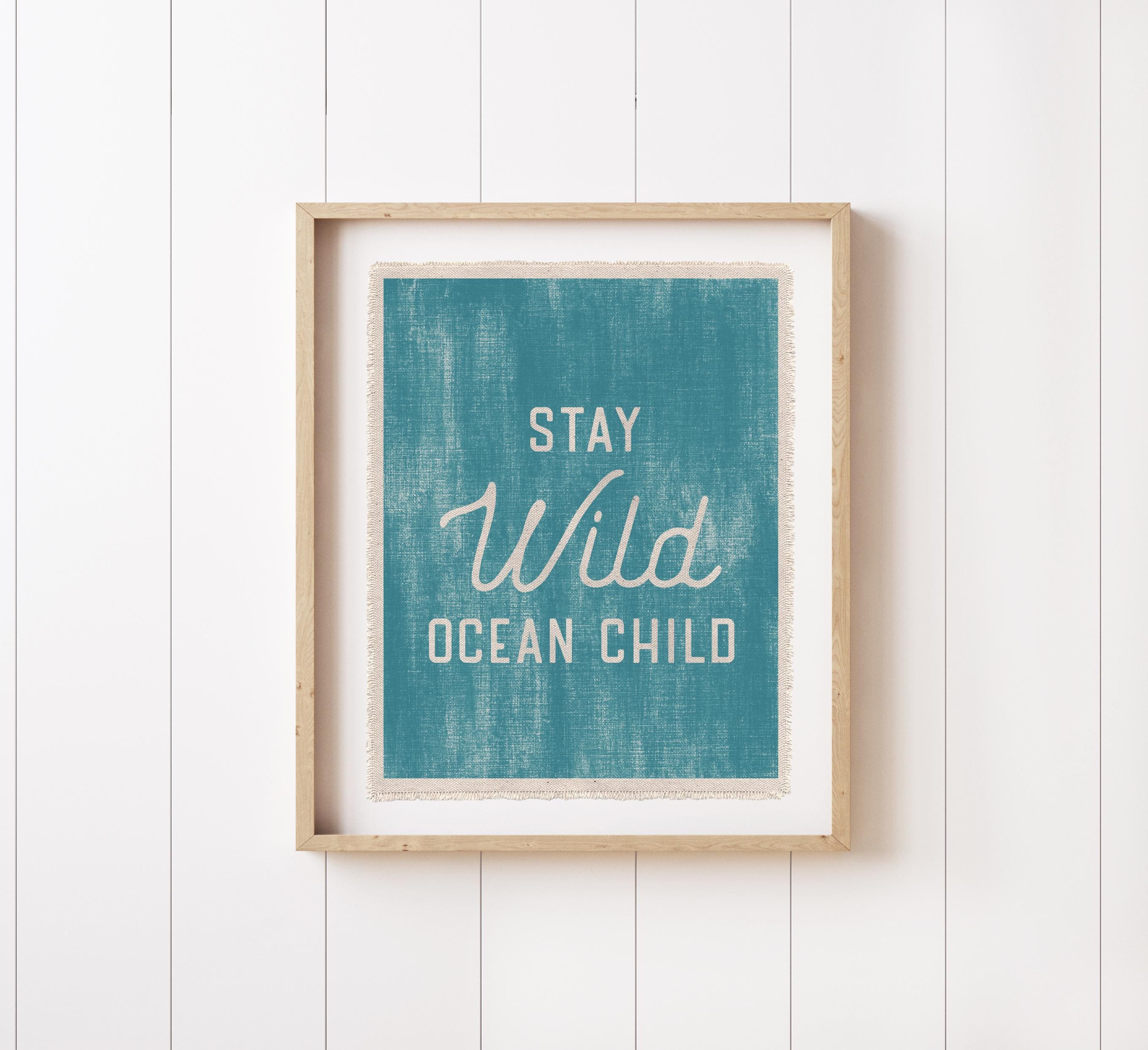 Surf Child Wall - Etsy