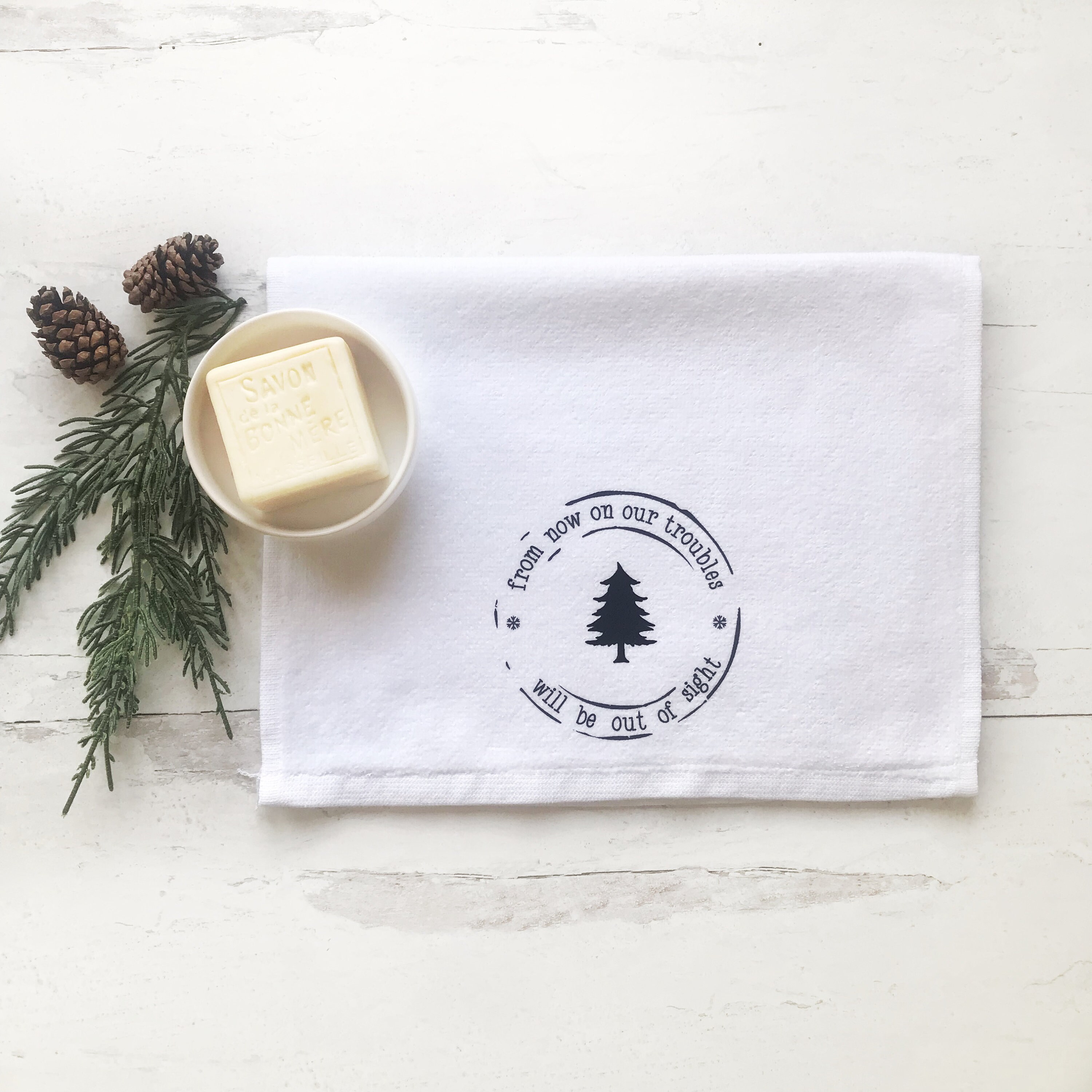 Bathroom Hand Towel Set Christmas Home Decor, Small Snowflake Fingertip  Towels, Housewarming Gift, Winter Boho Decor, Farmhouse Bathroom 