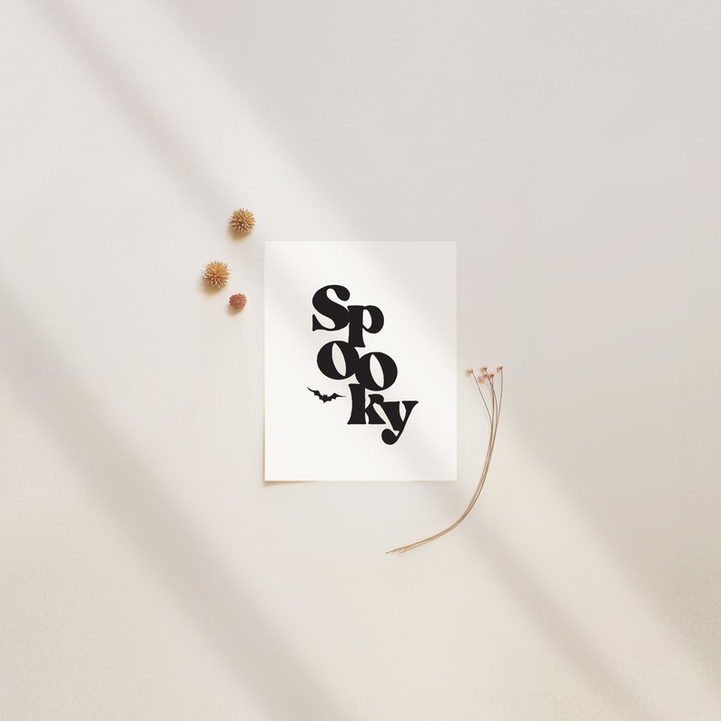 Halloween Wall Art Decor Fall Print for the Home Spooky - Etsy