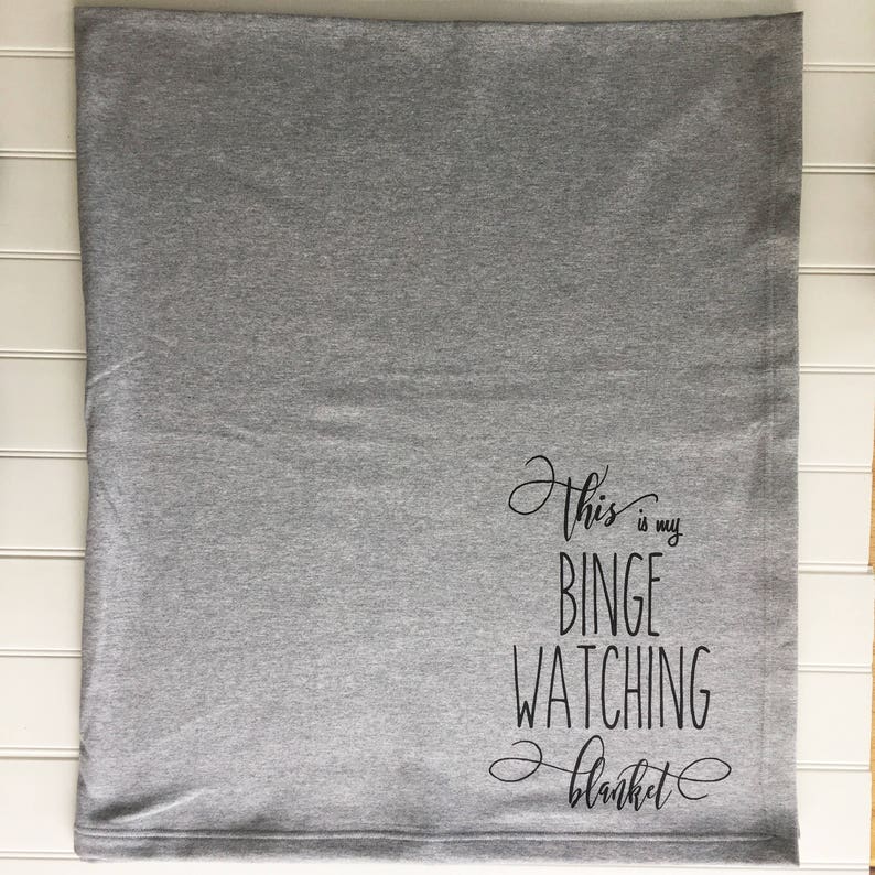 Sweatshirt Blanket Binge Watching Blanket Throw Blanket Grey Etsy