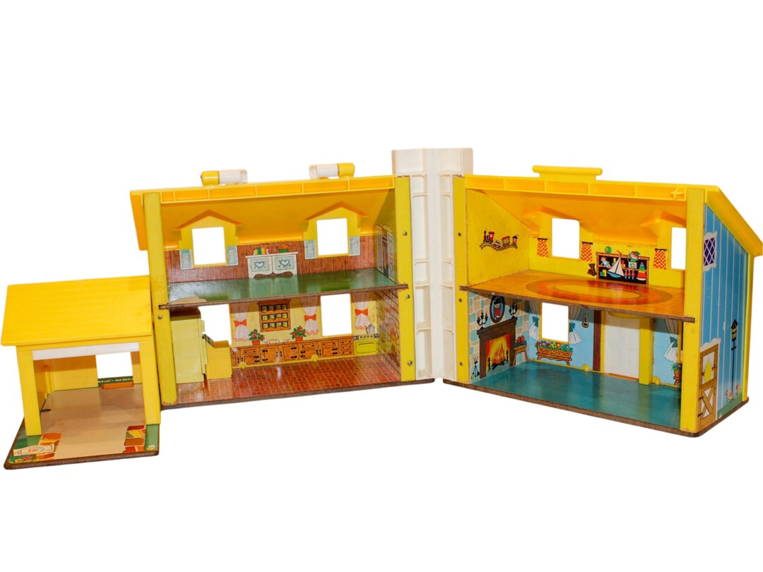 Jouet vintage fisher price play family house - Jeux & Jouets