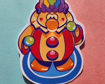 Club Penguin INSPIRED Clown Sticker