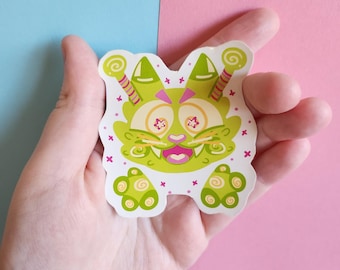 Alien Cat Sticker