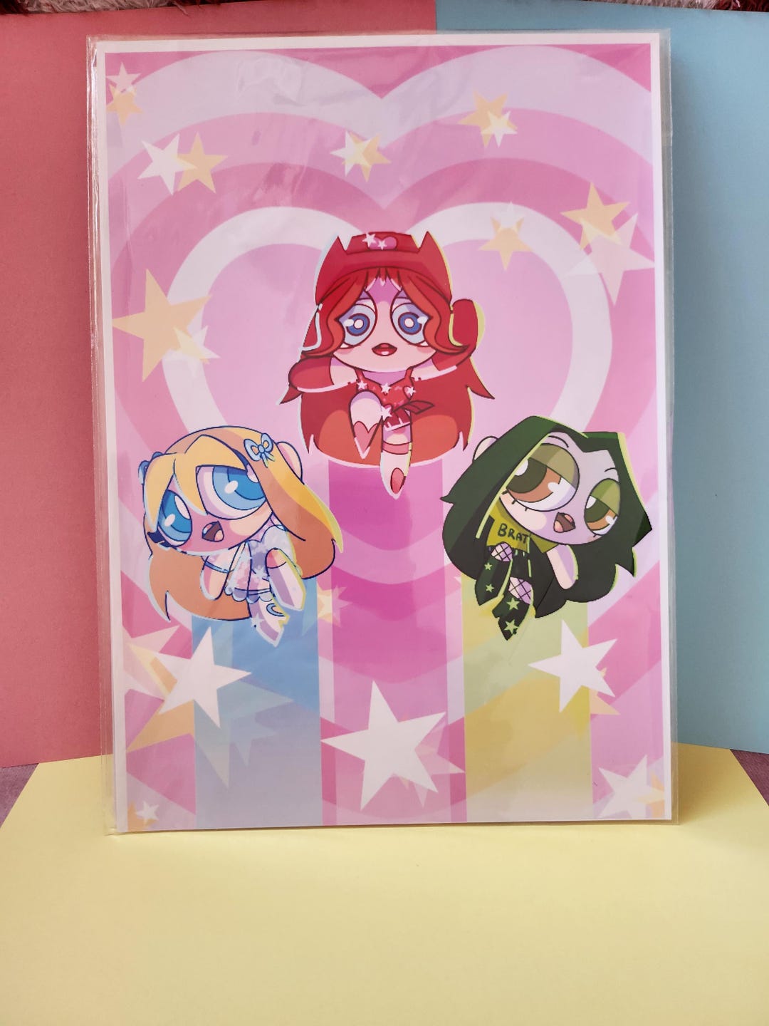 Powerpop Girls Print - Etsy