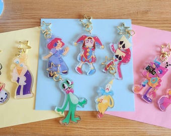 Digital Circus Inspired Acrylic Keychain (76.2mm)