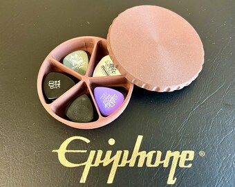 3D Printed Guitar Pick Box | Clam-Shell Pick Holder for Guitarists