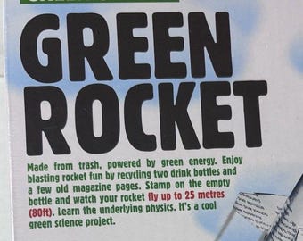 4M Green Rocket Science Kit Fly Up to 25 Metres Recycled STEM Toy Ages 8+
