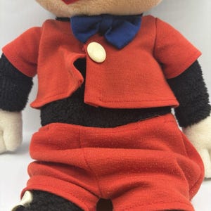 Vintage Mickey Mouse Plush Japan Sun Star Disney 80s Stuffed Toy Rare bild 9