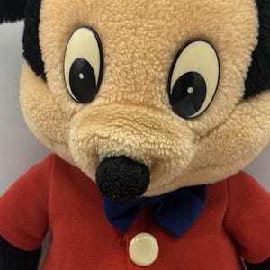 Vintage Mickey Mouse Plush Japan Sun Star Disney 80s Stuffed Toy Rare bild 4