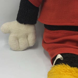 Vintage Mickey Mouse Plush Japan Sun Star Disney 80s Stuffed Toy Rare bild 5