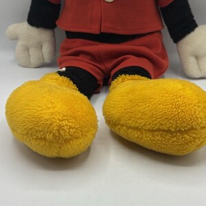 Vintage Mickey Mouse Plush Japan Sun Star Disney 80s Stuffed Toy Rare bild 2