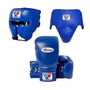 Custom Made Winning Boxing Set, Winning Gloves, Head & Groin Guard - 8oz, To 16oz All Sizes, Anniversary Gift, Birthday Gift