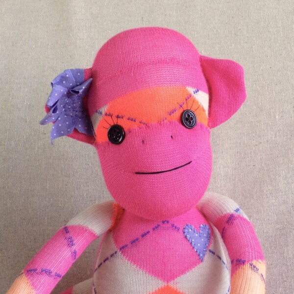 Cute Sock Monkey Etsy
