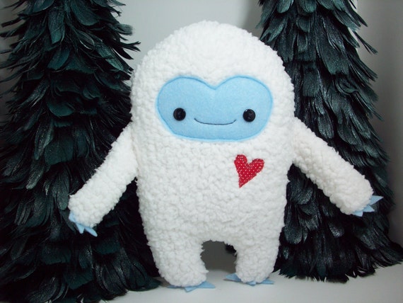 Yeti Plush Toy, Abominable Snowman Monster Stuffed Toy, Plush Kawaii Yeti  Doll, Monster Stuffed Animal 