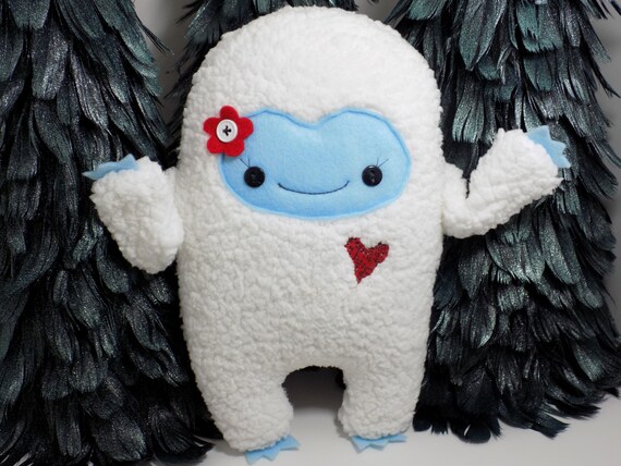 abominable snowman stuffed toy
