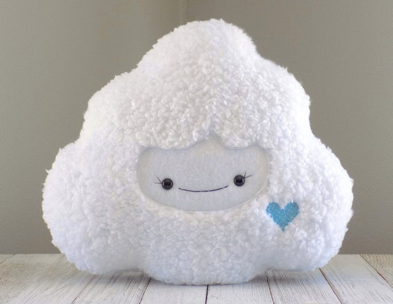 Cloud Stuffed Toy, Cute Cloud Stuffed Animal, Fluffy White Cloud