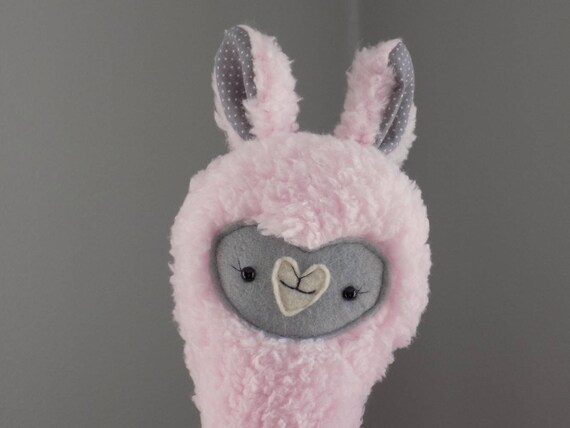 Simpatico peluche alpaca per bambini, animale farco