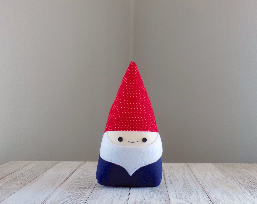 Handmade Blue Mango Stuffed Toy - Gnome Doll main image 0