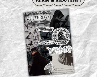 Wkładka do książki „Szóstka wron” na Kindle i Kobo – Bez żałobników, bez pogrzebów – Ketterdam – Dodatek książkowy – Czytnik fantasy (pobranie cyfrowe)