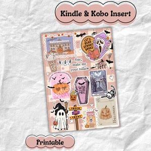 Halloween Kindle & Kobo Insert | Spooky E-reader Decoration (Digital Download)