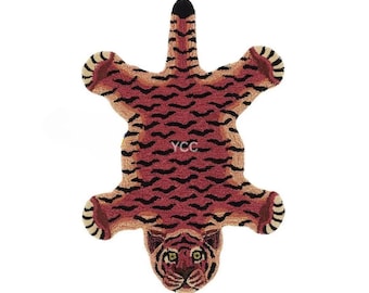 Animal Shaped Rugs – Handmade Tufted Animal Carpet for Nursery, Kids Room, Playroom & Home Decor