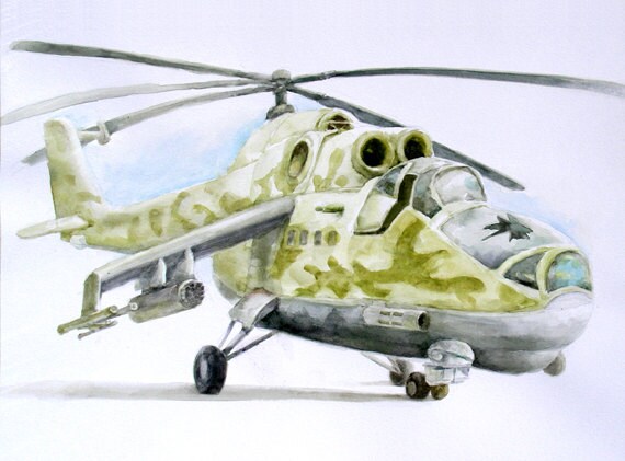 A Broken Helicopter,  Holiday present / birthday present / art collection