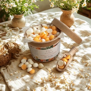Orange Blossom Scented Melts - Natural Rapeseed Wax - Orange Blossom Scent | Gift Burner
