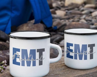 Gepersonaliseerde EMT-mok, aangepast EMT-cadeau, First Responder-cadeau, paramedicusbeker