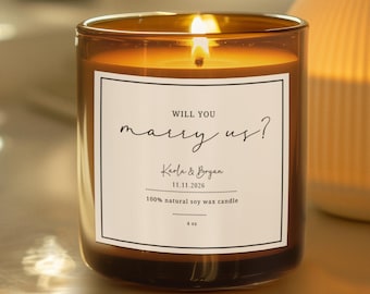 Custom Officiant Proposal Candle, Gift for an Officiant, Will You Marry Us Candle, Officiant Proposal Gift Man, Will You Be Our Officiant