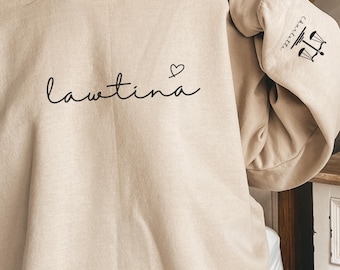 Personalized Lawtina Sweatshirt, Latina Sweater, Women in Law Crewneck, Gift for Latina in Law School, Law Student Sweatshirt