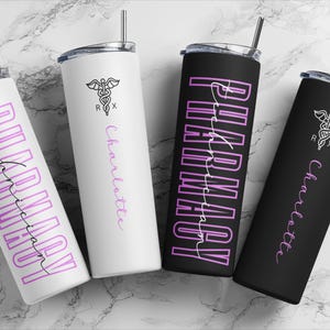 Personalized Pharmacy Technician Tumbler, Pharmacy Tech Gift Personalized, Pharmacy Graduation Gifts, Pharmacy Technician Gift