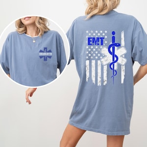 Personalized EMT Shirt, Custom First Responder Gift, Gift for EMT, Paramedic Worker Shirt, Paramedic Worker Gift