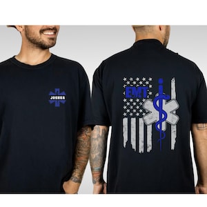 Personalized EMT Shirt, Custom First Responder Gift, Gift for EMT, Paramedic Worker Shirt, Paramedic Worker Gift