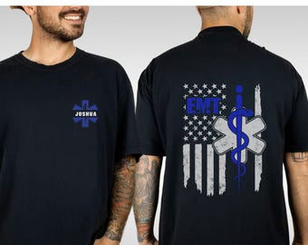 Personalized EMT Shirt, Custom First Responder Gift, Gift for EMT, Paramedic Worker Shirt, Paramedic Worker Gift