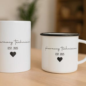 Personalisierte Apothekentechniker Tasse, Apothekenwoche Geschenk, Apothekentechniker Geschenke, personalisierte ApothekenStudenten Tasse, individuelle Apothekentasse