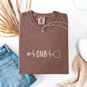 CNA Tshirt, Nurse Tshirt, Healthcare Worker Tee, Garment-Dyed Shirt, Medical Profession Apparel, Certified Nurse Assistant Shirt, CNA gift