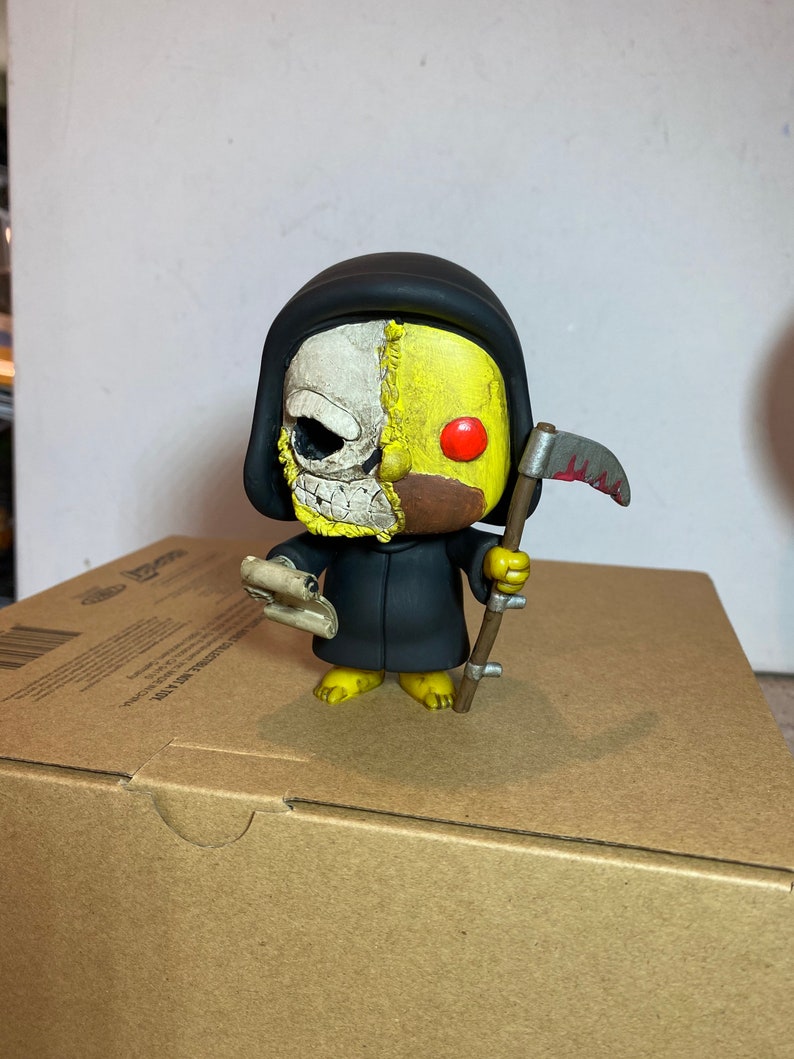 Custom Funko Pop Vinyl Figure Grim Reaper Homer the Simpsons | Etsy
