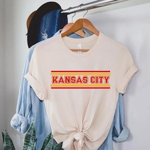 Kansas City Shirt, Retro Kansas City Football Tee, Chiefs Fan Shirt, Unisex Game Day Shirt, Football Gift for Men and Women, KC Shirt