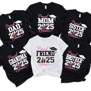 Custom Family Graduation Shirts, Senior 2025 Family Matching T Shirt, Class of 2025 Family Graduation Shirts, Class Of 2025 Shirt
