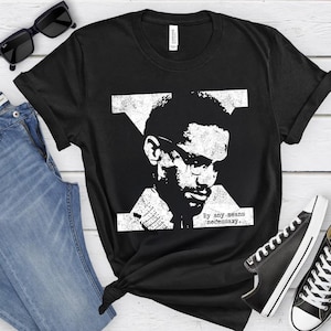 Malcolm X By Any Means Necessary Shirt, Black History Month Tee, Malcolm X Sweatshirt, Civil Rights Equality Shirt, Justice Gift for Mom