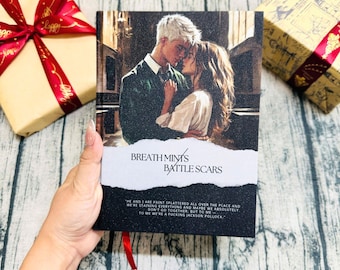 Breath Mints Battle Scars Book,  Handmade Book Binding, Gift-Ready Edition