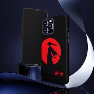 Samurai Anime Handyhülle - iPhone, Samsung Galaxy, Katana Handyhülle, langlebiges Geschenk für Männer | PC0035