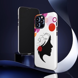 Subtle Lesbian Phone Case - iPhone, Samsung Galaxy, Google Pixel, Abstract Floral Line Art Mobile Cover for Women, Free Shipping | PC0009