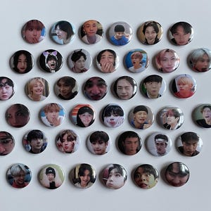 Stray Kids Meme 1&quot; Mini Button Pins | K-Pop | K-Pop gifts | Stray Kids Merch | STAY | Fan Pins