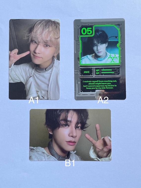 Enhypen Desire Unleash Official Photocards Jake Jungwon - Etsy