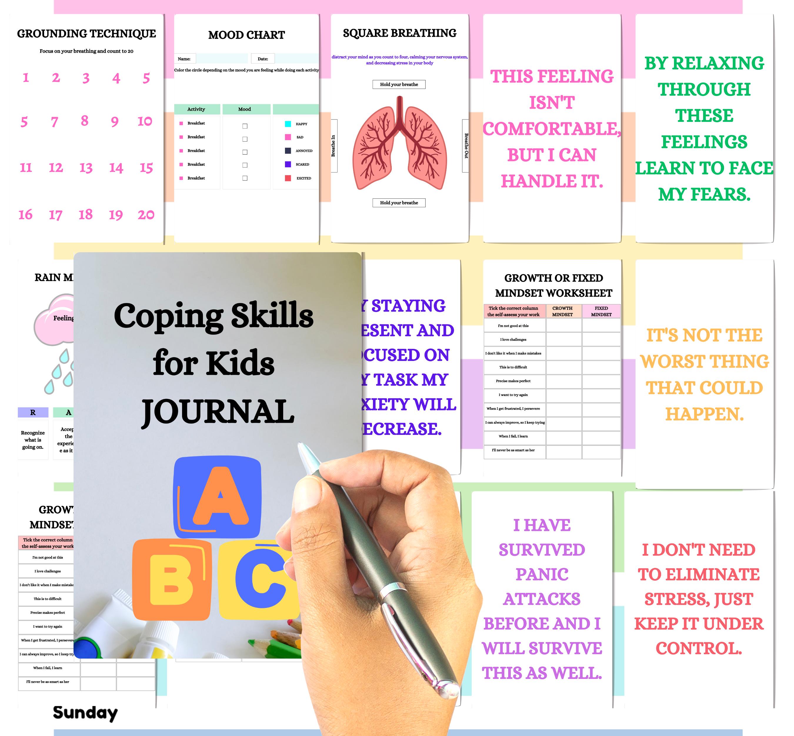 Coping Skills for Kids Printable | Calm Down Corner Poster | Emotional ...