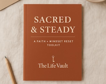 Sacred& Steady Bundle | Faith Gratitude, Anxiety Reset and Belief Shift Trackers | Digital Self-Care Tools | Printable PDF