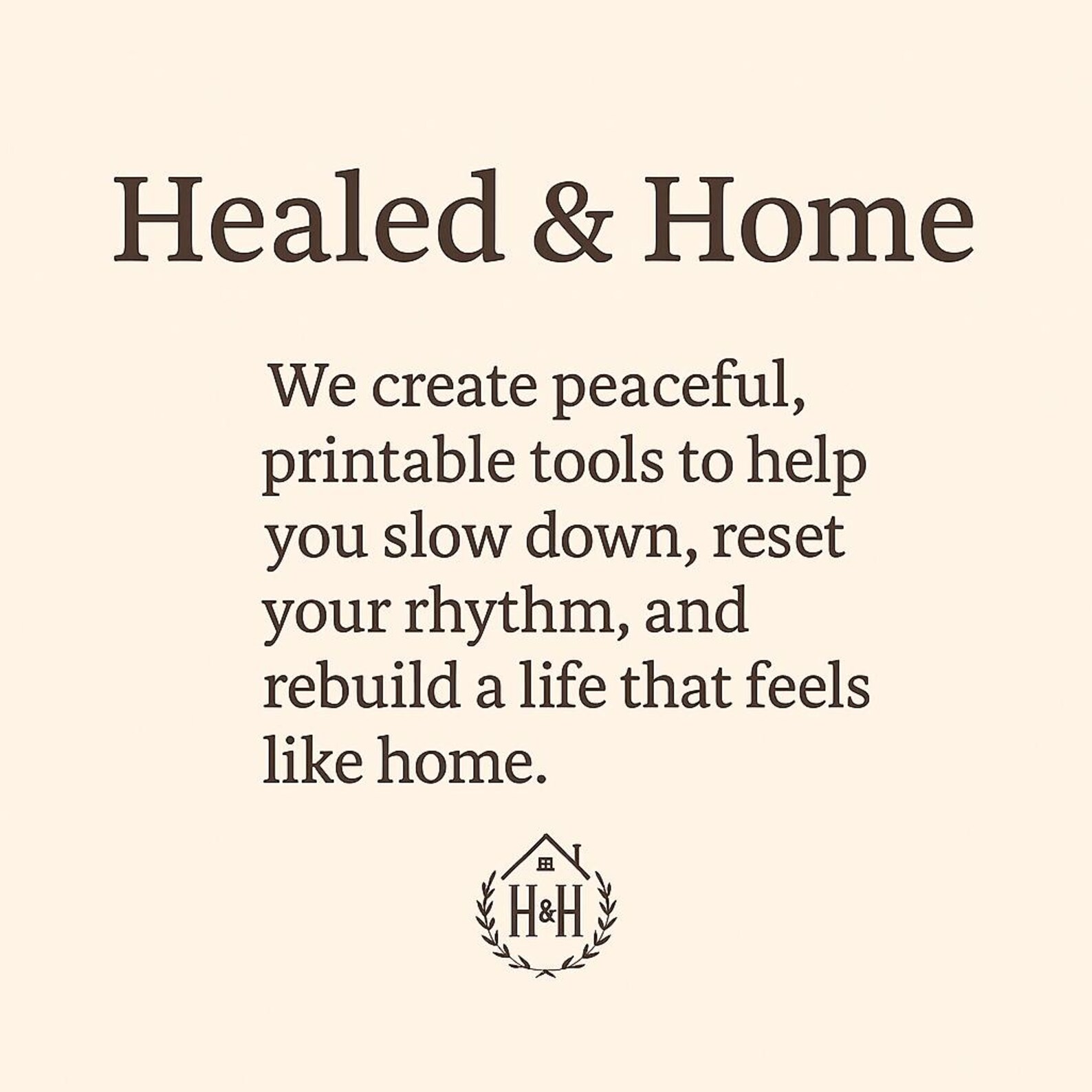 Peaceful Home Journal – Printable Daily Pages for Slow Living, Gentle ...